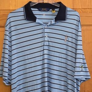Ralph Lauren US Open 121ST Torrey Pines Men's Striped‎ Polo Shirt Size XXL 2XL